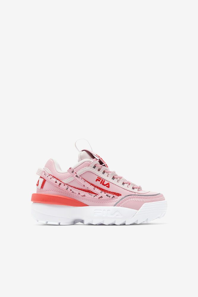 Fila Trainers Kids Pink Disruptor 2 Exp - Ireland 82546-WHKD